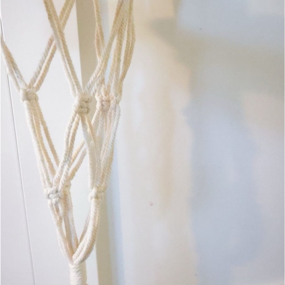 Terracotta Hanging Planter with Macrame Hanger - Picture 7 of 7